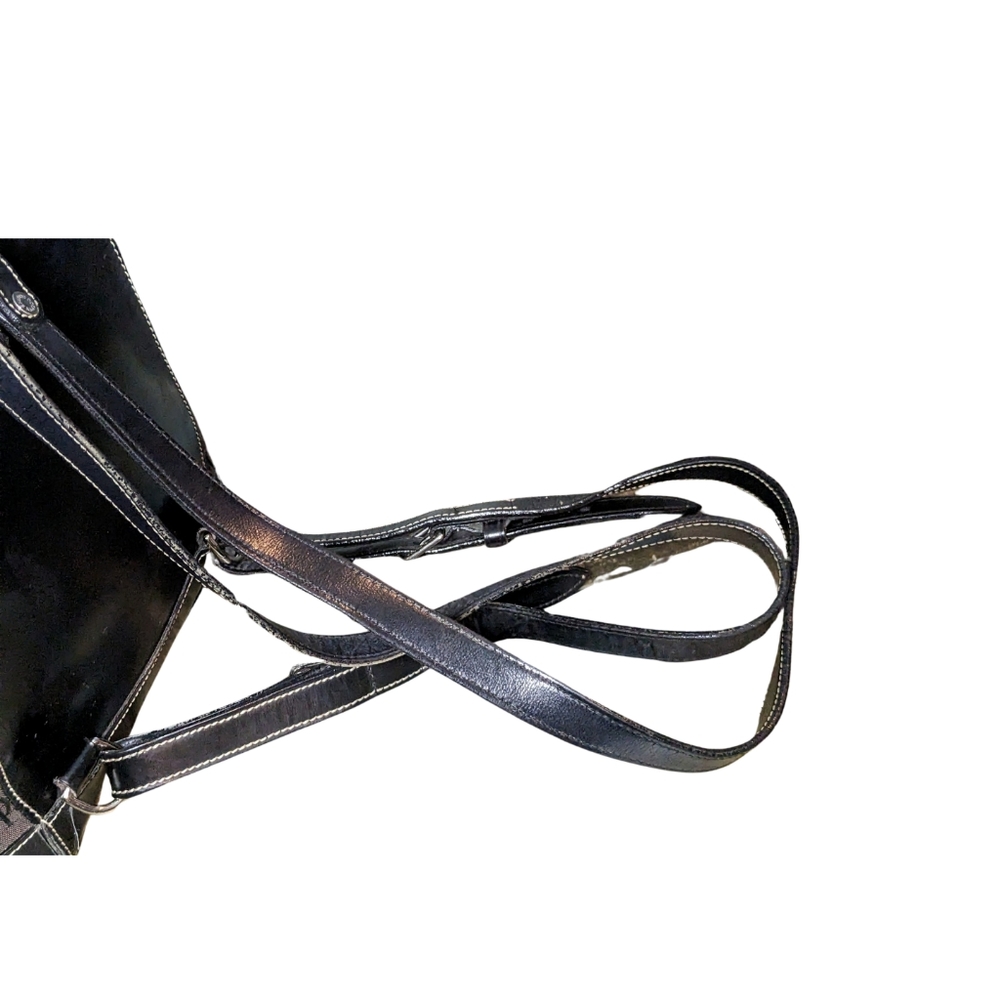 Dooney & Bourke Db Signature Canvas And Leather B… - image 2